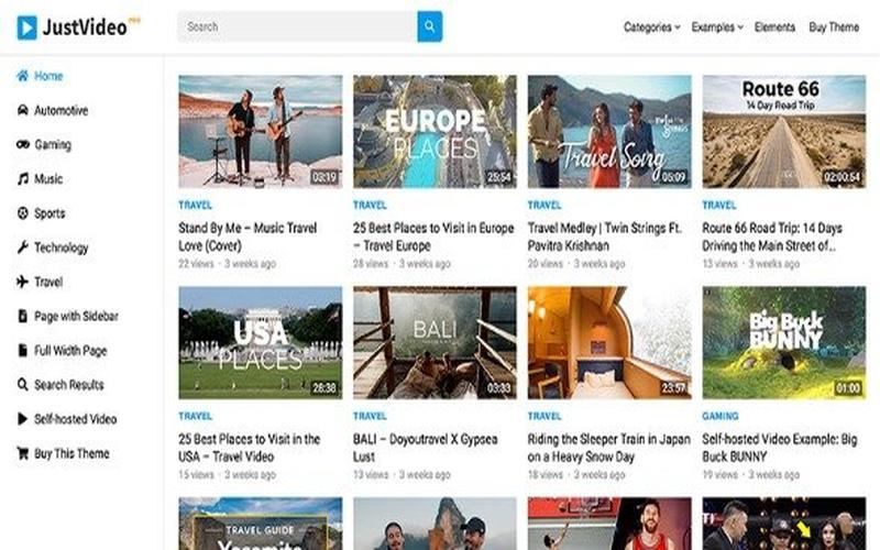 JustVideo Pro – 视频目录与专题分享门户主题
