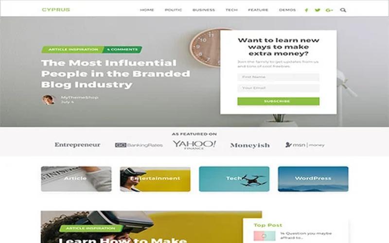 Cyprus – 专题博客与知识内容 WordPress 主题