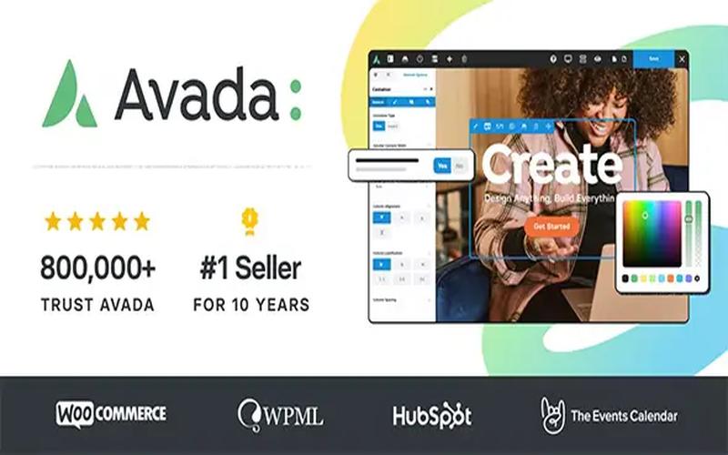 Avada – 强大的网站构建器与 WooCommerce 电商主题
