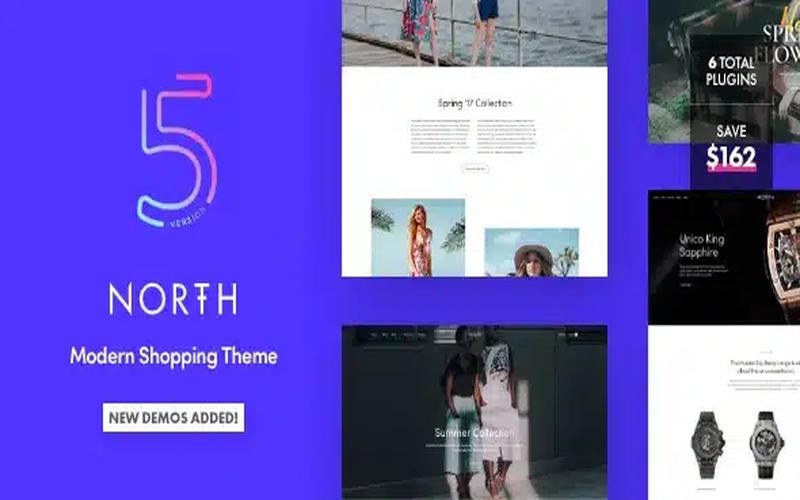 North – 简约商品展示与快捷选购商城主题