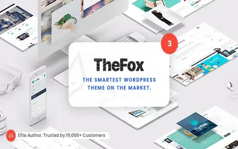 TheFox – 创意企业与多布局作品展示主题