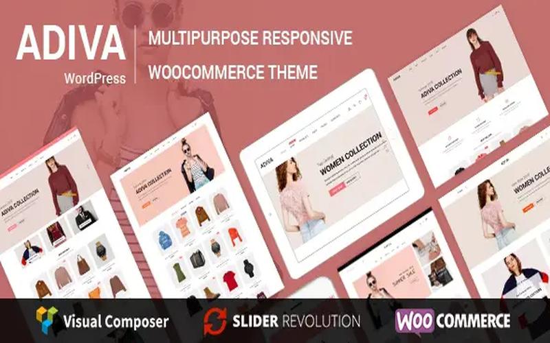 Adiva – 电商与外贸精品店 WordPress 主题