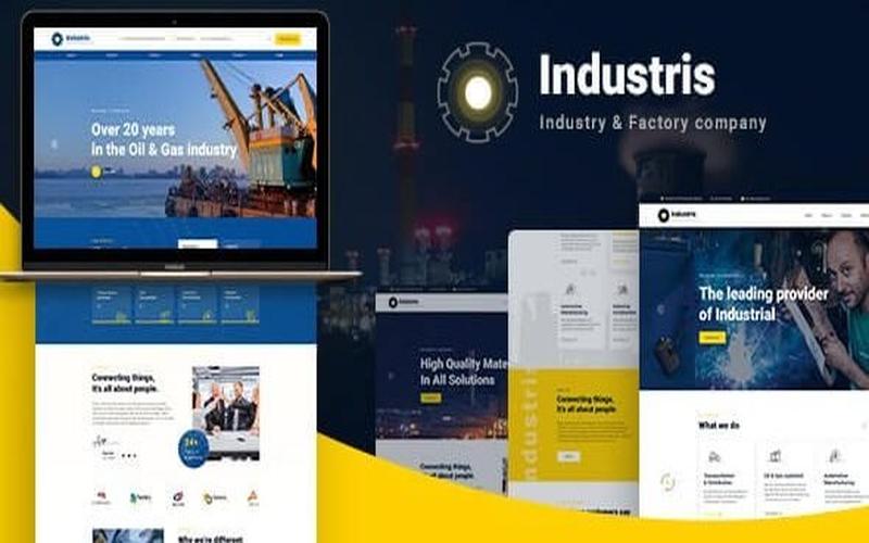 Industris – 工业制造与企业项目展示主题