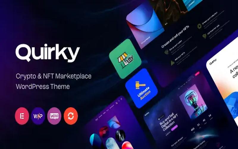 Quirky – 数字艺术作品与多商家市场主题