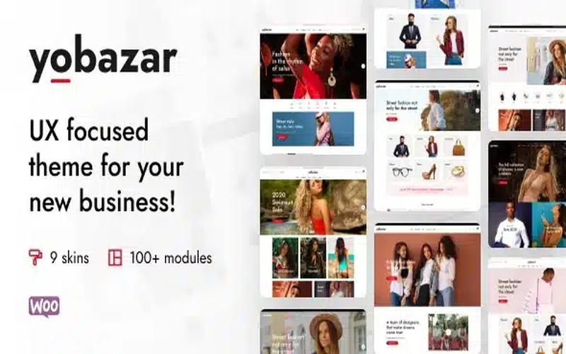 Yobazar – 服饰鞋包与时尚品牌商城主题